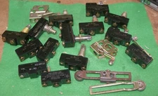 HONEYWELL MICRO LIMIT SWITCHES, BRACKETS ROLLERS U-PICK mqt McGILL