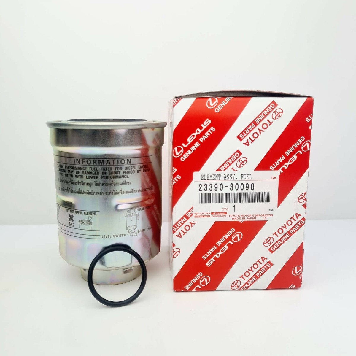 GENUINE TOYOTA DYNA FUEL FILTER OEM FOR ENGINE 1KDFTV KDY231