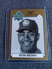 KEVIN BROWN 1994 MILWAUKEE BREWERS MILLER BREWING RARE BASEBALL CARD SGA