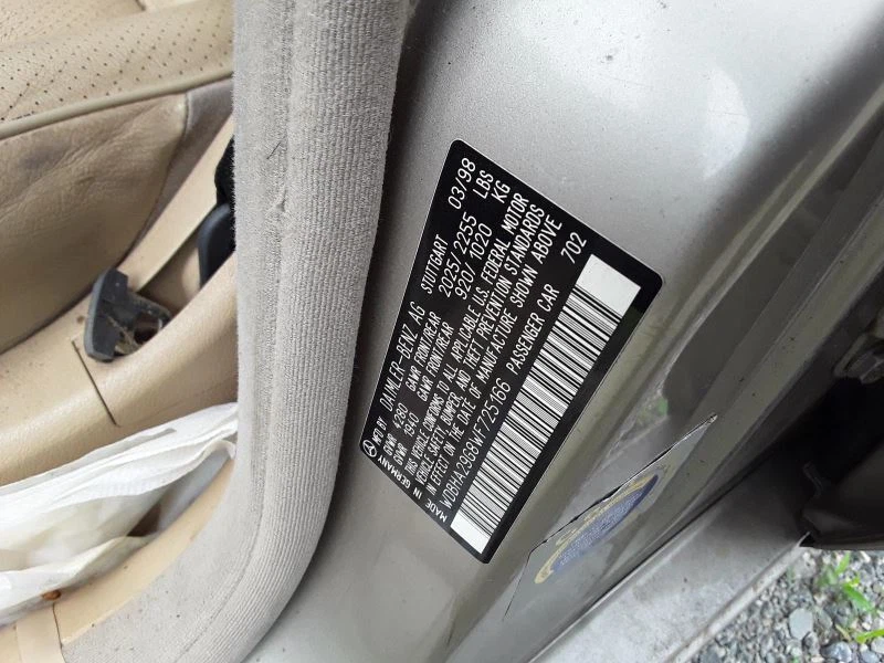 Medidor de flujo de aire 203 tipo C240 compatible con 98-05 MERCEDES CLASE C 1113928 Foto 3 de 4