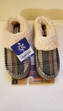 Dearfoams Men's Memory Foam No Sweat Comfort Indoor/Outdoor Slipper Size L NEW