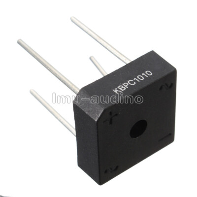 2Pcs Bridge Rectifier KBPC1010 KBPC-1010 10A 1000V NEW