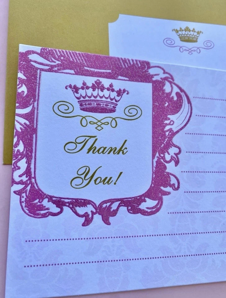 Tarjetas postales de agradecimiento Crown Foto 2 de 2