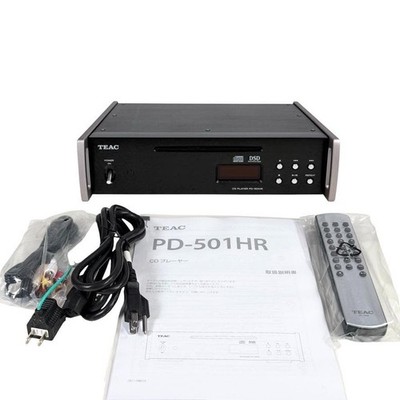 TEAC PD-501HR CD Player w/ Remote RCA Cable Tested Works Japan ZH0GS03 6.0