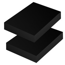 Black HDPE Block Plastic Sheet High Density Polyethylene Rectangular Solid Ta...