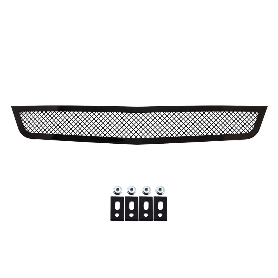 Подходит для Cadillac ATS 2013-2014 годов выпуска черная сетчатая решетка нижнего бампера из нержавеющей стали - Изображение 2 из 4