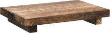 Wood Riser Tray Soap Stand Soap Tray for Kitchen Sink Wood Pedestal for Kitchen
