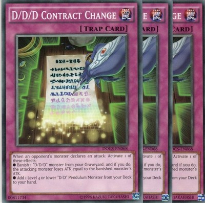 yugioh 3x D/D/D Contract Change DOCS-EN068 COMMON ENGLISCH