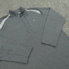 Ariat TekSweater Mens Large 1/4 Zip Pullover Cold Series Performance