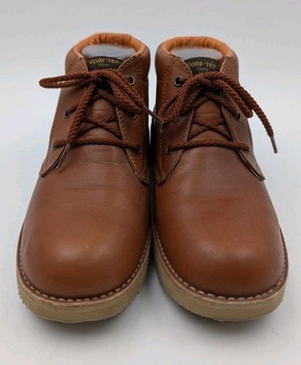 Vintage Rockport Gore-Tex Leather Moc Toe Chukka Boots Size 7M Made in Portugal Rockport Vibram In Men main image 3