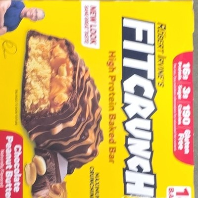 FitCrunch High Protein Baked Bar, Chocolate Peanut Butter Protein Bar