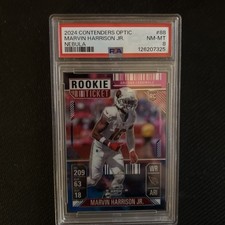 2024 PANINI CONTENDERS OPTIC NEBULA #88 MARVIN HARRISON JR. ROOKIE RC 1/2 