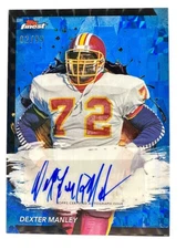 DEXTER MANLEY 2024 TOPPS FINEST AUTOGRAPH BLUE REFRACTOR AUTO /99