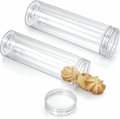 Storage Container Round Cookie Containers Cookie Storage Plastic Cracker Keeper