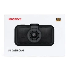 Miofive Car Camera 4K Resolution, WiFi, Bluetooth,GPS Dash Cam,3-Inch IPS Screen