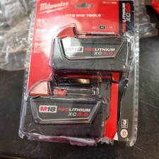 Milwaukee 48-11-1850 / 48-11-1852 M18 5.0Ah 18V Batteries 2-Pack Used