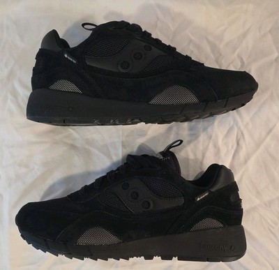Saucony Shadow 6000 Gore-Tex Triple Black Men's 9 Low Top Athletic Sneaker