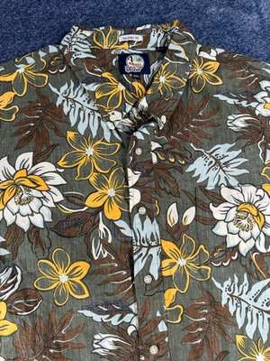 #ad Reyn Spooner Hawaiian Shirt Men#x27;s 3XL Christmas Aloha Button Down $29.99