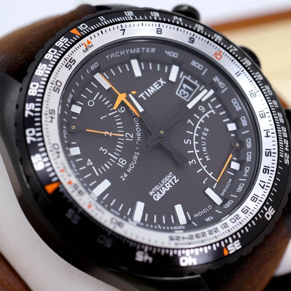 Bedienung TIMEX Uhr Intelligent Quartz Chronograph Datum 2410 - Bild 2 von 4