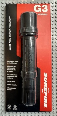 SureFire G3 Nitrolon Factory Sealed NOS Vintage Tactical Flashlight