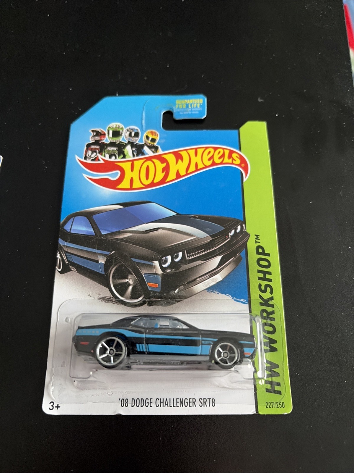 Hot Wheels '08 Dodge Challenger SRT8 Black 2013 Workshop 227/250 Kmart Exclusive