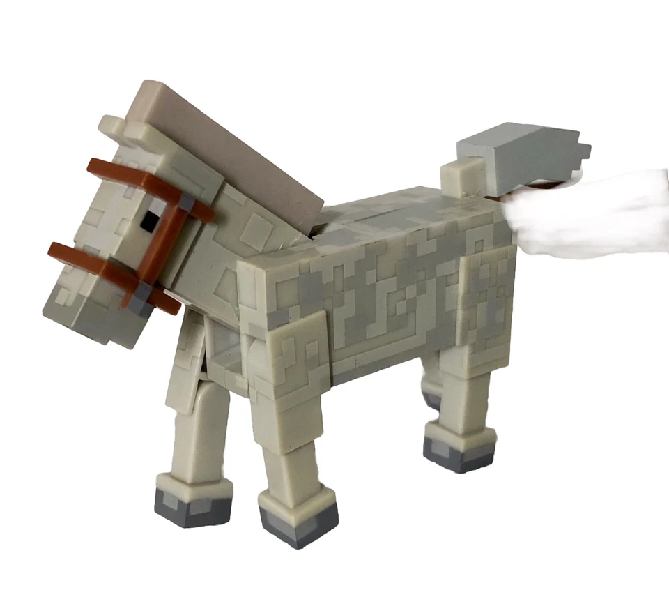 Minecraft Figure Lot Creeper Steve Horse Vinyl Action Figures Notch Toys - Image 4 of 4