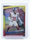 2025 Panini Prizm Football Red and Yellow Tyler Nubin #250