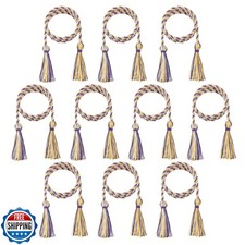 D DODOU 10 Pieces Graduation Cords Polyester Graduation Honor Braided Cords w
