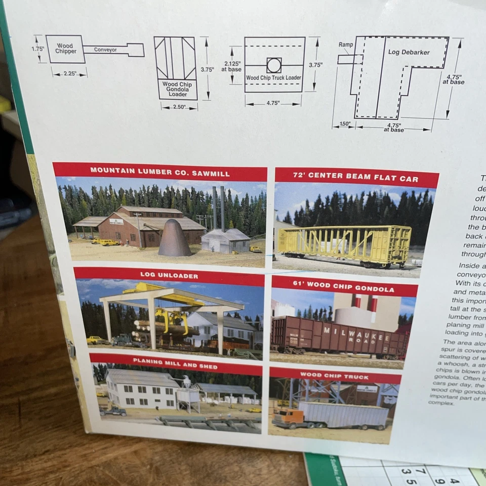 Kit de dependencias de aserradero Walthers Cornerstone escala HO NUEVO EN CAJA sellado 933-3144 Foto 2 de 4