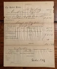 Civil War Pay Document M.J Kelly 25th New York Infantry Antietam Regiment