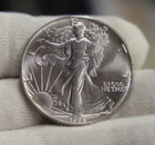 1986  US Silver Eagle $1 Nice Unc First Year