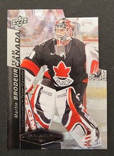 2010-11 Upper Deck Martin Brodeur Black Diamond #TC-MB Team Canada Olympic GOLD