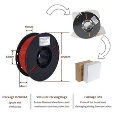 PLA Filament 1.75mm 1KG Eco Friendly 3D Printer Material 0.02mm V1
