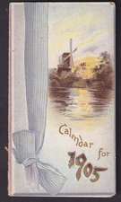 Val. Smith Millinery Department Waynesboro PA calendar folder 1905