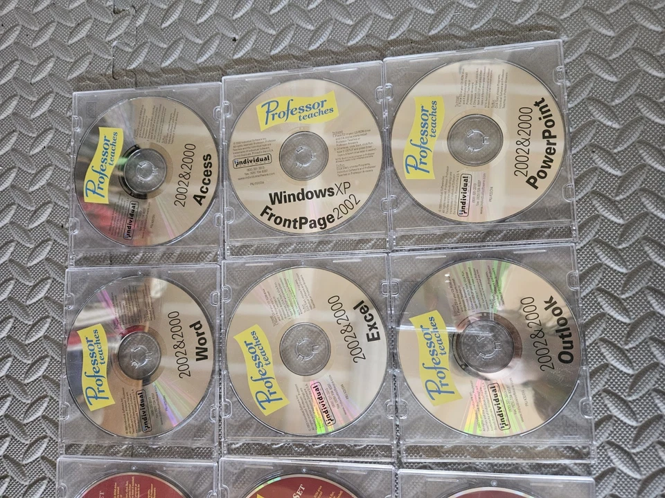 Professor Teaches Office 2000- 2002-2003 set. 16 cds - Image 3 of 4