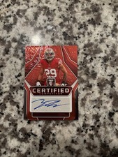 2024 Panini Totally Certified Competitor Auto Talanoa Hufanga Red /100 #CCA-THA