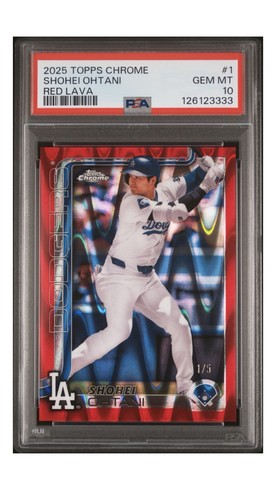 2025 Topps Chrome #1 Shohei Ohtani Dodgers