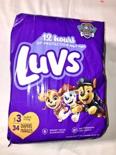 Luvs Diapers Size 3, 34 Count