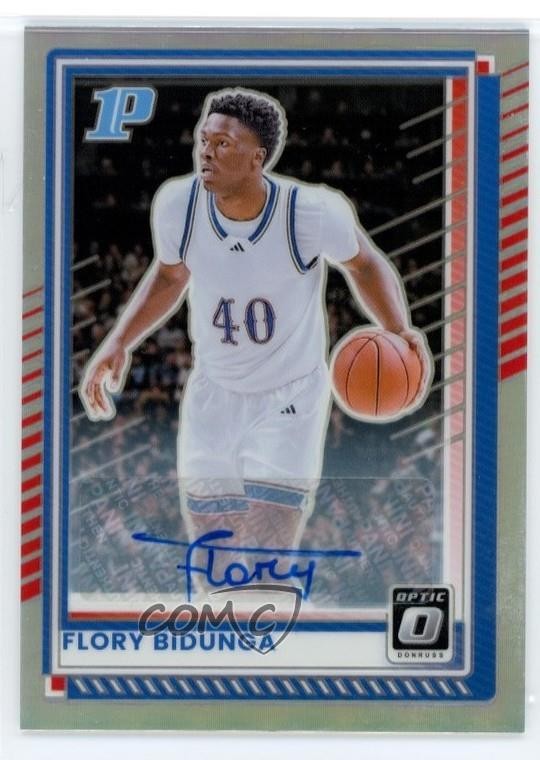 2025-26 Panini Donruss Optic Holo Prizm Auto 26/99 Flory Bidunga #93 Auto 0u8i
