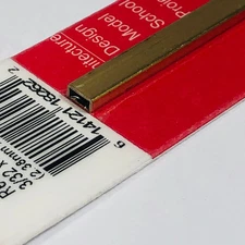 K&S 8262 Rectangle Brass Tube 3/32" x 3/16" x 0.014" x 12"
