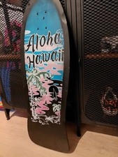 Vintage Oldschool Skateboard Neon 80s Retro Deck Fred Fox 80er