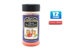 Paquetes de 12 ablandadores de carne Spice Supreme, sazonados - 5,75 oz cada uno