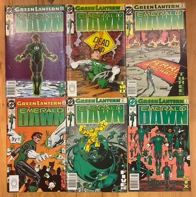 Green Lantern: Emerald Dawn set #1-6 (DC Comics December 1989 - May 1990)