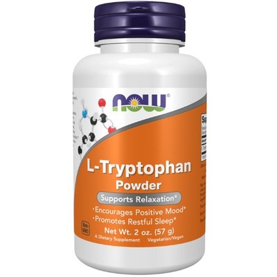 L-Tryptophan 950 mg 57 g Pulver Now Foods