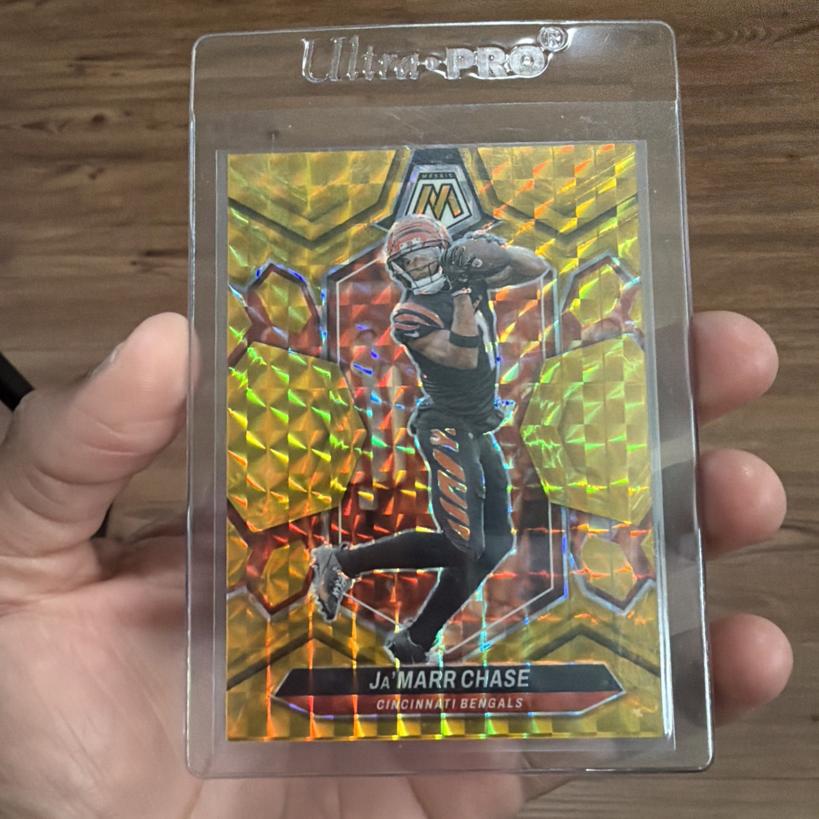 2024 Panini Mosaic Jamarr Chase #45 GOLD /10 MINT CONDITION 🔥🔥🔥