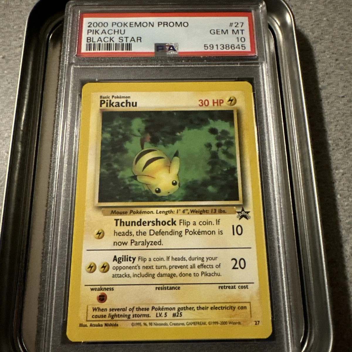 Pikachu Pokémon TCG Grade 10 Nintendo Individual Collectible Card