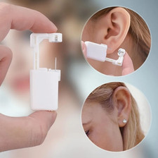 3pcs Disposable Sterile Ear Piercing Gun Kit Safe Nose Body Jewelry Tool - NEW