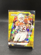 2025 Panini Prizm Draft Picks - Jaydon Blue #127 Gold Ice Prizm (RC)