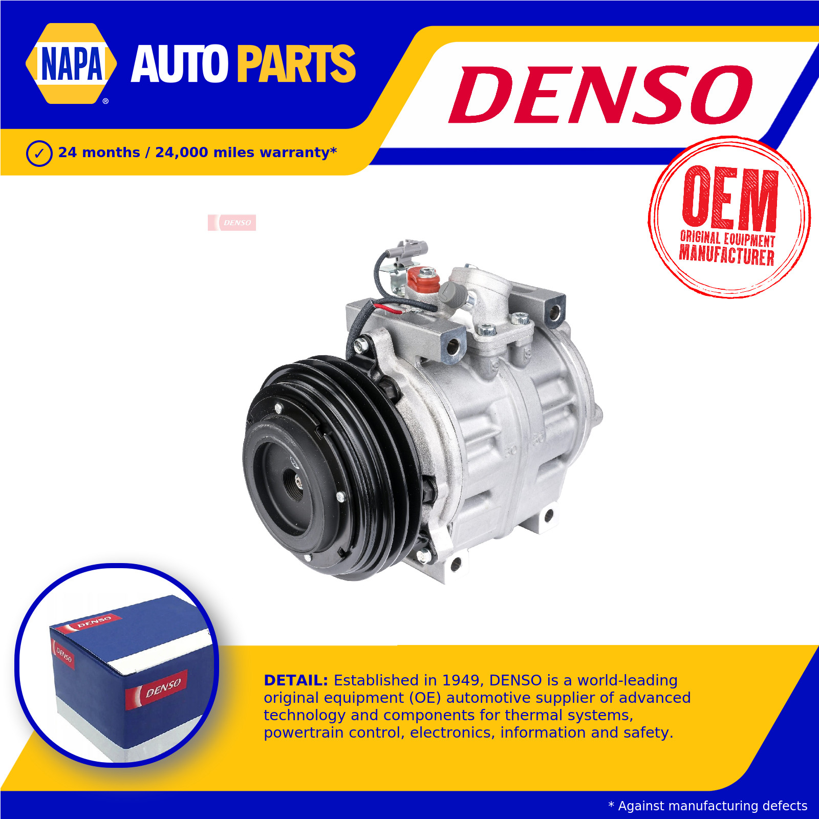 Air Con Compressor DCP50099 Denso AC Conditioning 8831036530 Quality Guaranteed