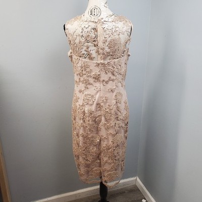 tan cocktail dress Woven Midi Dress, Tan – Everyday Chic Boutique main image 1